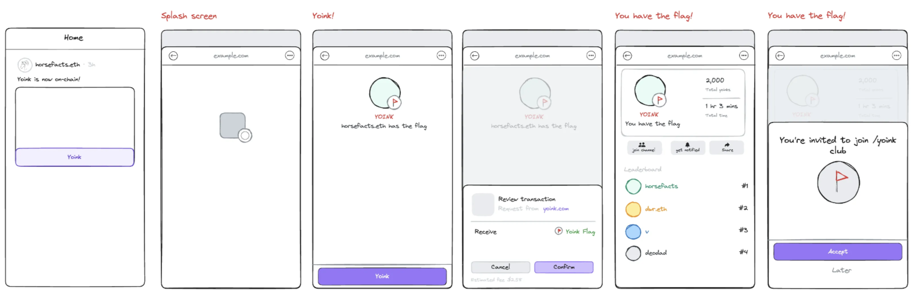 app frame wireframe